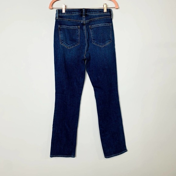 #48 L'Agence NWOT Blue Classic High Rise Slim Straight Denim Jeans Womens SZ 25 - Picture 3 of 3
